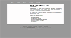 Desktop Screenshot of nsmindustries.com