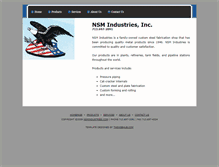 Tablet Screenshot of nsmindustries.com